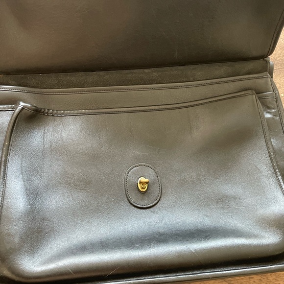 COACH Vintage 90s Gilmore Girls Computer Bag Crossbody Satchel Bag - Picture 7 of 9